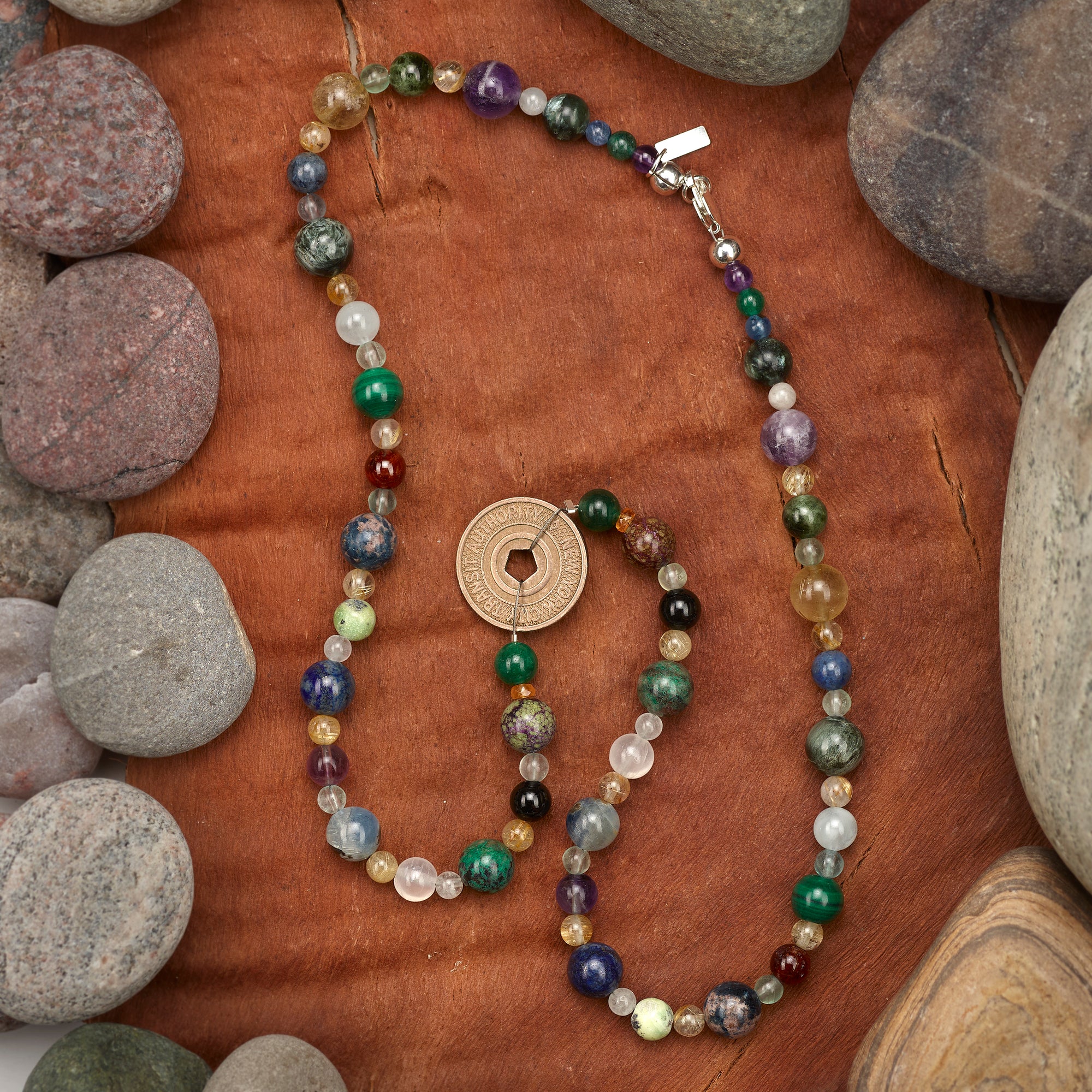 Necklace Gemstones Nyc Multicolored Gemstone Necklace