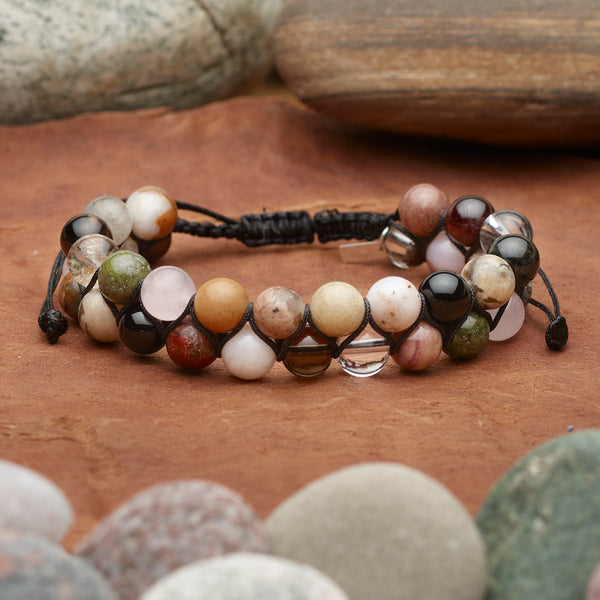 Rocky Mountain National Park Handmade Double Weave Bracelet - Large