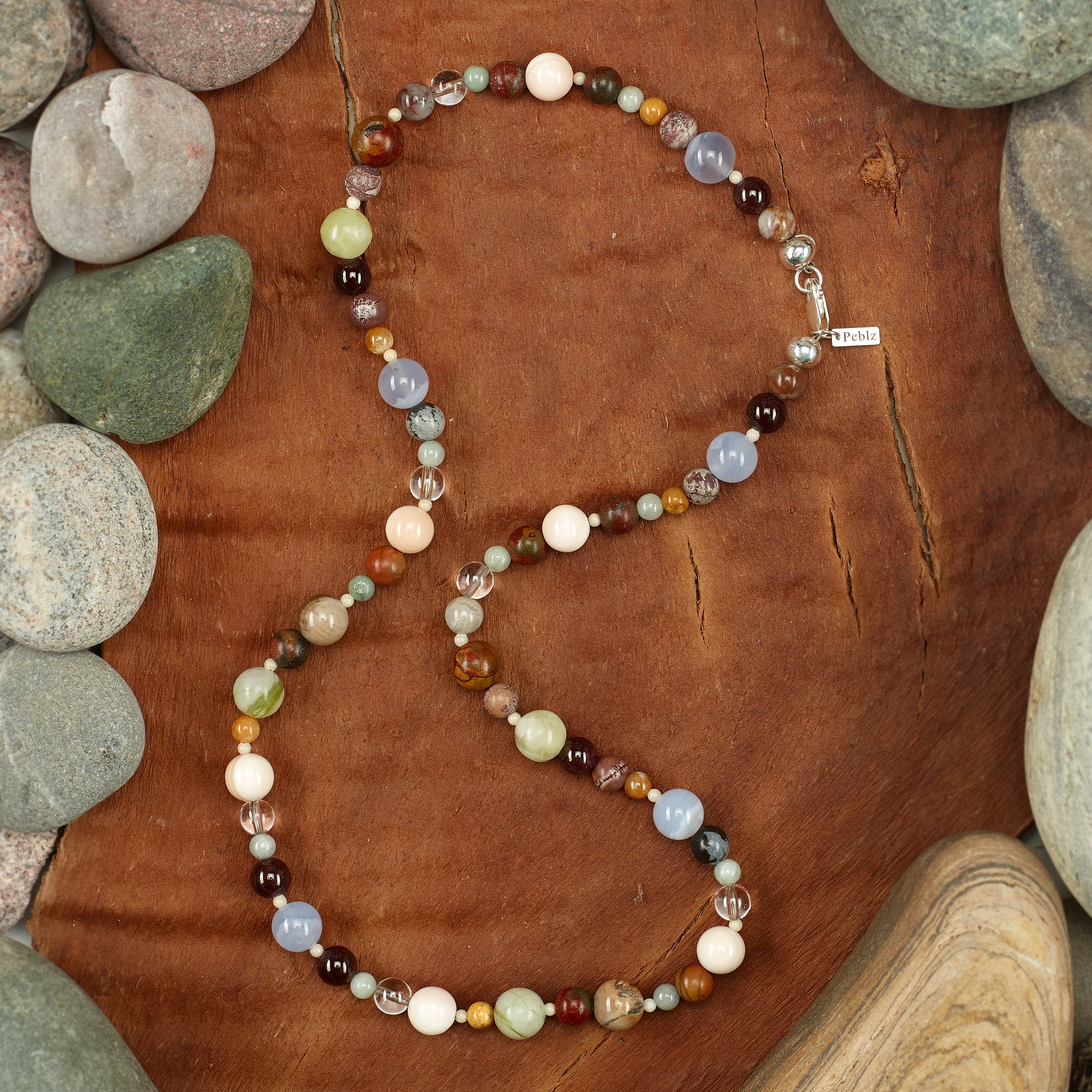 California Coast Handmade Stone Necklace