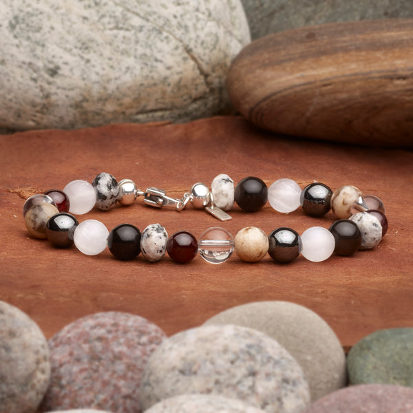 Grand Canyon National Park Handmade Stone Simple Lines Bracelet - Large