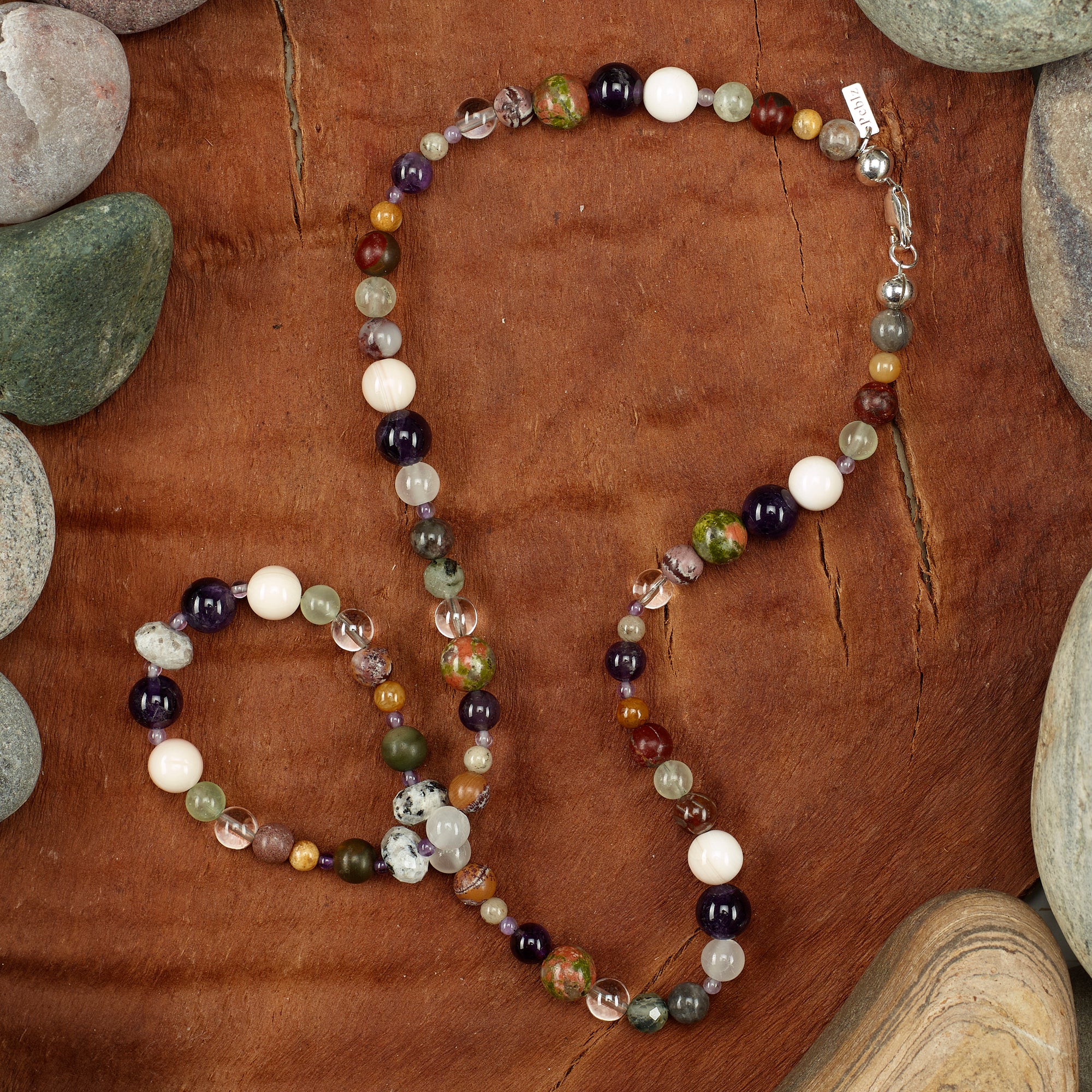 Great Lakes Handmade Stone Necklace