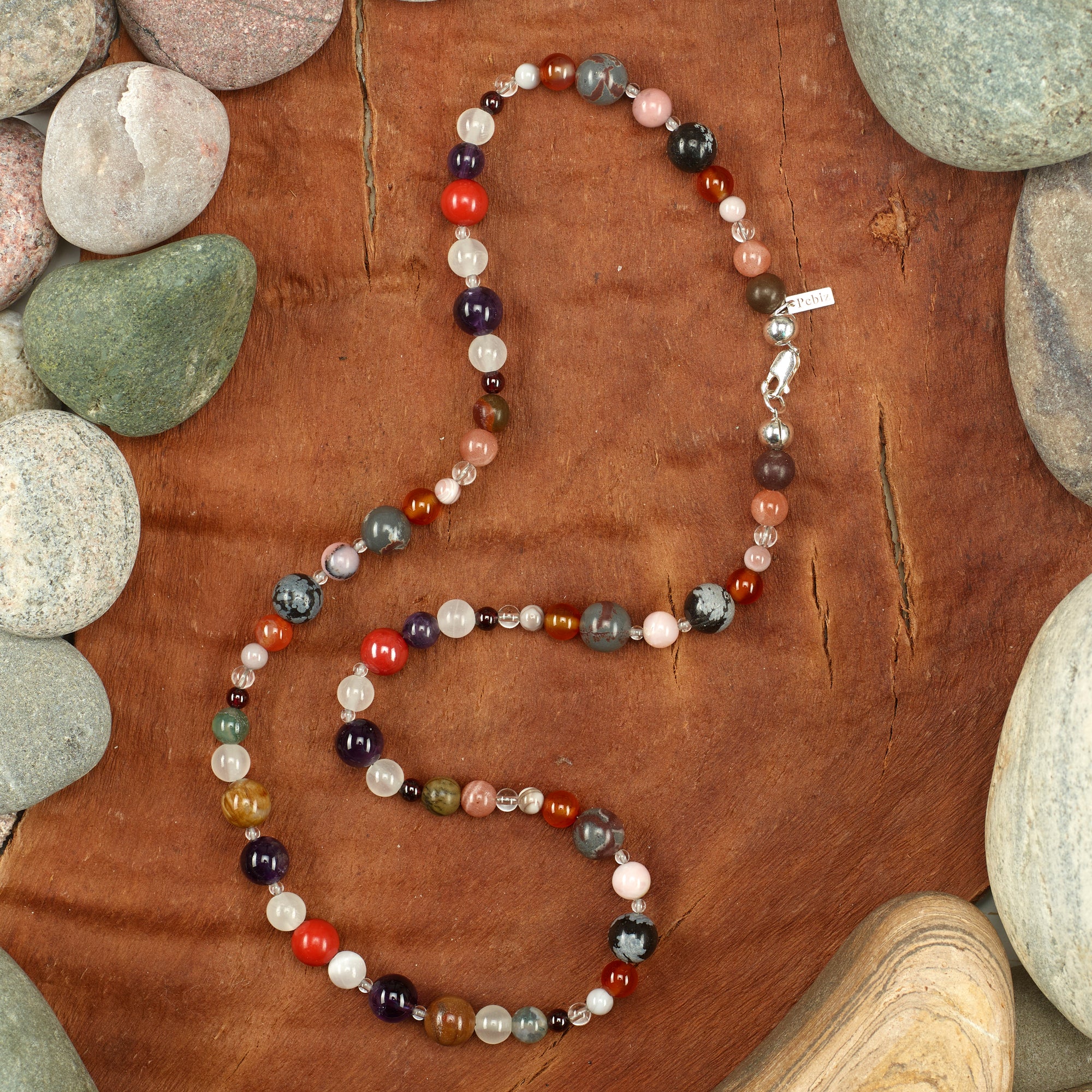 State of Oregon Handmade Stone Necklace